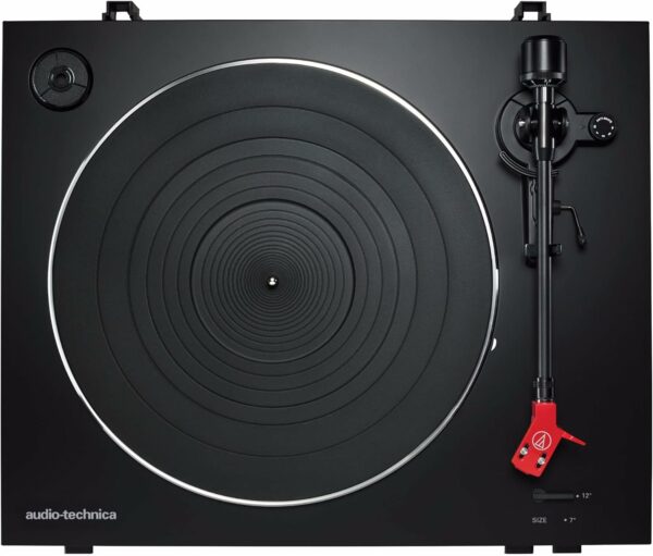 audio technica at lp3bk belt drive stereo turntable (black)