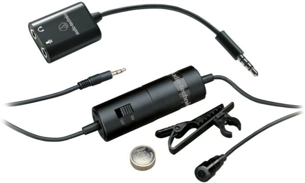 audio technica atr3350xis lavalier microphone
