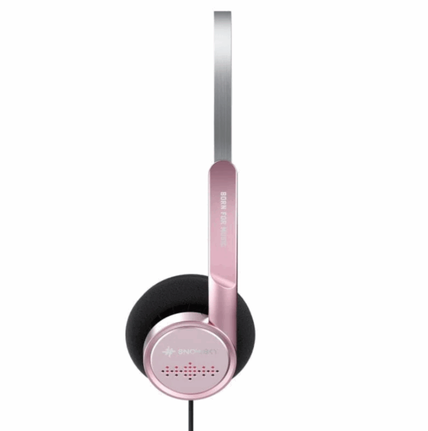 fiio f4411w snowsky wind on ear wired headphone (pink)