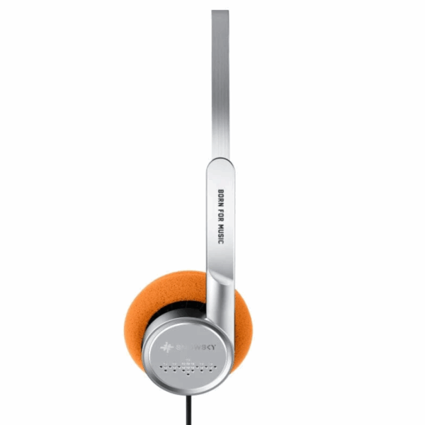 fiio f4411w snowsky wind on ear wired headphone (silver)