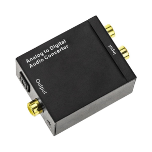 digital optical coax to analog stereo audio converter
