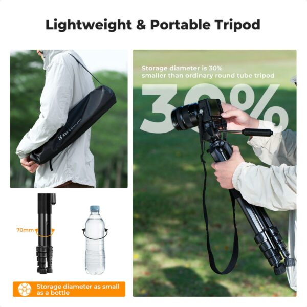 K&F Concept Compact Tripod - Image 2