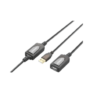 ugreen 10324 usb 2.0 active extension cable with chipset 20m (black)