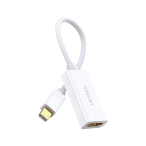 ugreen 10460 mini dp to hdmi converter 1080p (white)
