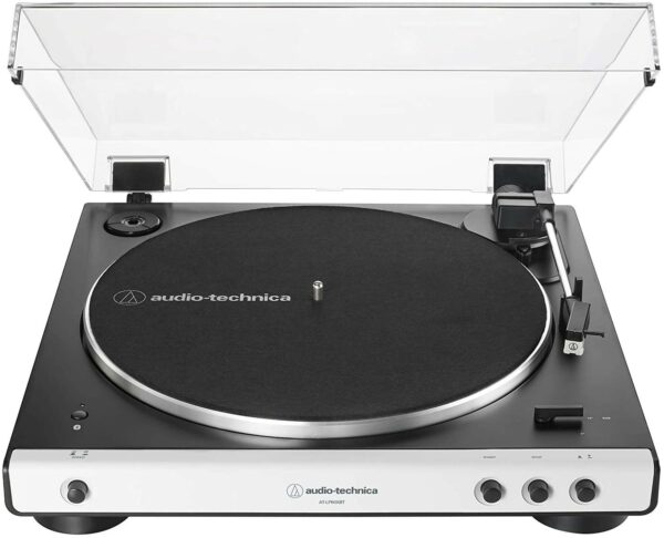 audio technica at lp60xbtwh fully automatic wireless turntable