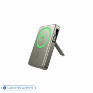 esr qi2 magslim kickstand power bank 10,000 mah – titanium