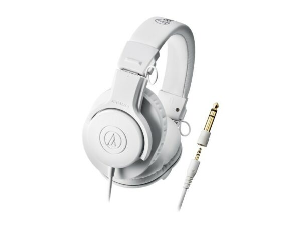 audio technica ath m20xwh monitor headphones