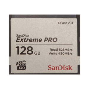 sandisk extreme pro cfast 2.0 card (128gb)