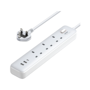 ugreen 15461 30w 3 ac power strip with master switch (2a1c)