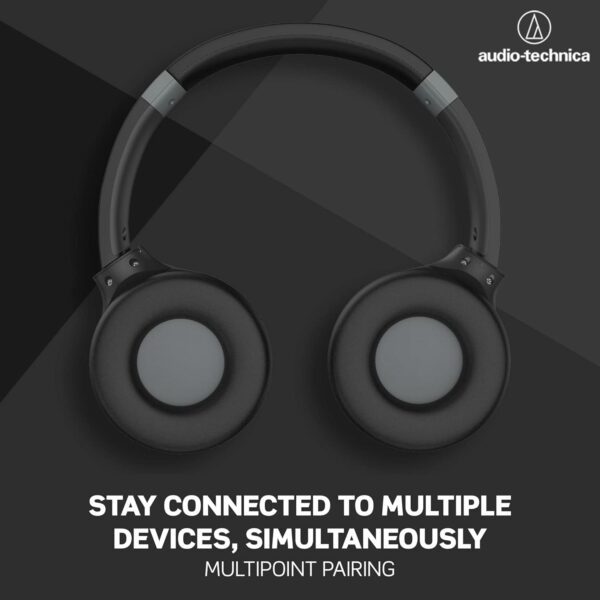 audio technica ath s220btbk wireless headphones