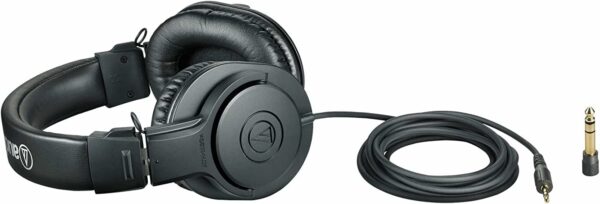 audio technica ath m20x monitor headphones