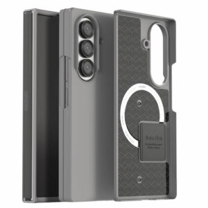 araree aero flex m samsung galaxy z fold7 slim magsafe case (gray)