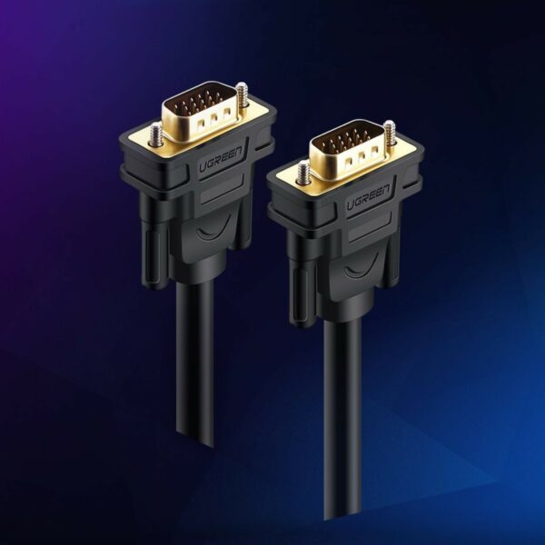 ugreen 11632 vga male to male cable 5m (black)