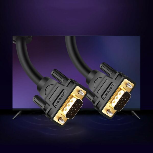 ugreen 11632 vga male to male cable 5m (black)