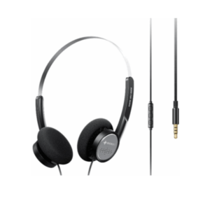 fiio f4411w snowsky wind on ear wired headphone (black)