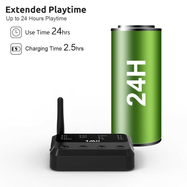 1mii b310 pro wireless audio transmitter + receiver