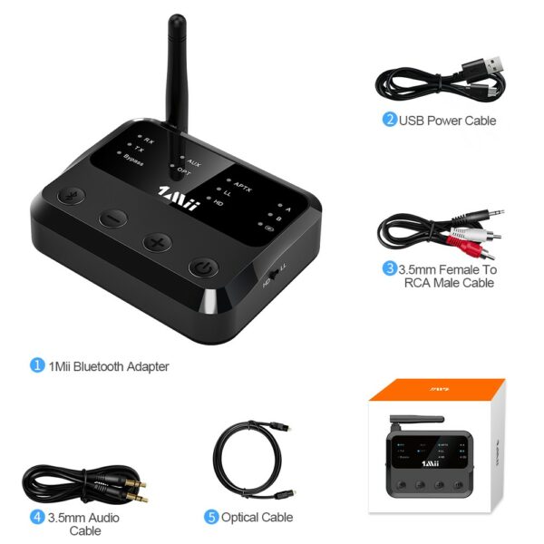 1mii b310 pro wireless audio transmitter + receiver