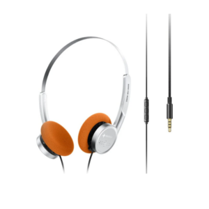 fiio f4411w snowsky wind on ear wired headphone (silver)