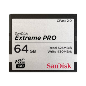 sandisk extreme pro cfast 2.0 card (64gb)