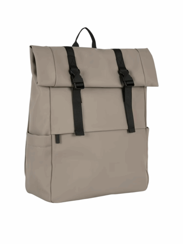 roll top backpack (taupe)