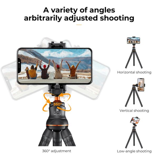 k&f concept camera mini flexible tripod