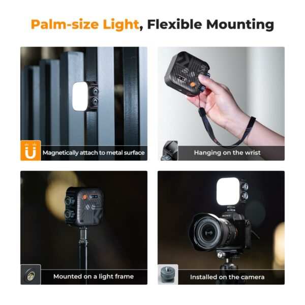 k&f concept bi color led video light