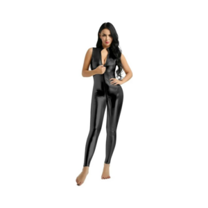 faux leather bodysuit