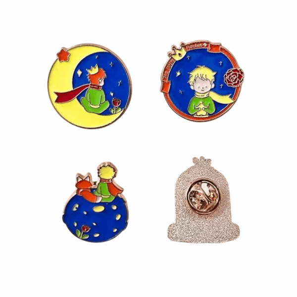 the little prince enamel pins