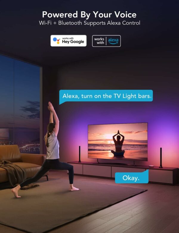 govee flow pro wi fi tv light bars (h6054)