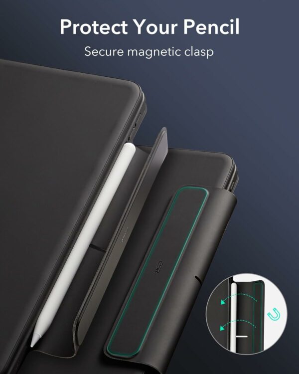 esr rebound magnetic keyboard case 360 – ipad air 13 (2025/2024) black (copy)