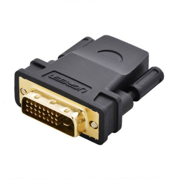 ugreen 11608 dvi (24+1) male to male cable gold plated 5m (black)