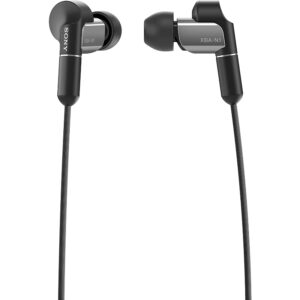 sony xba n1ap premium high res audio in ear headphones with dynamic drivers black