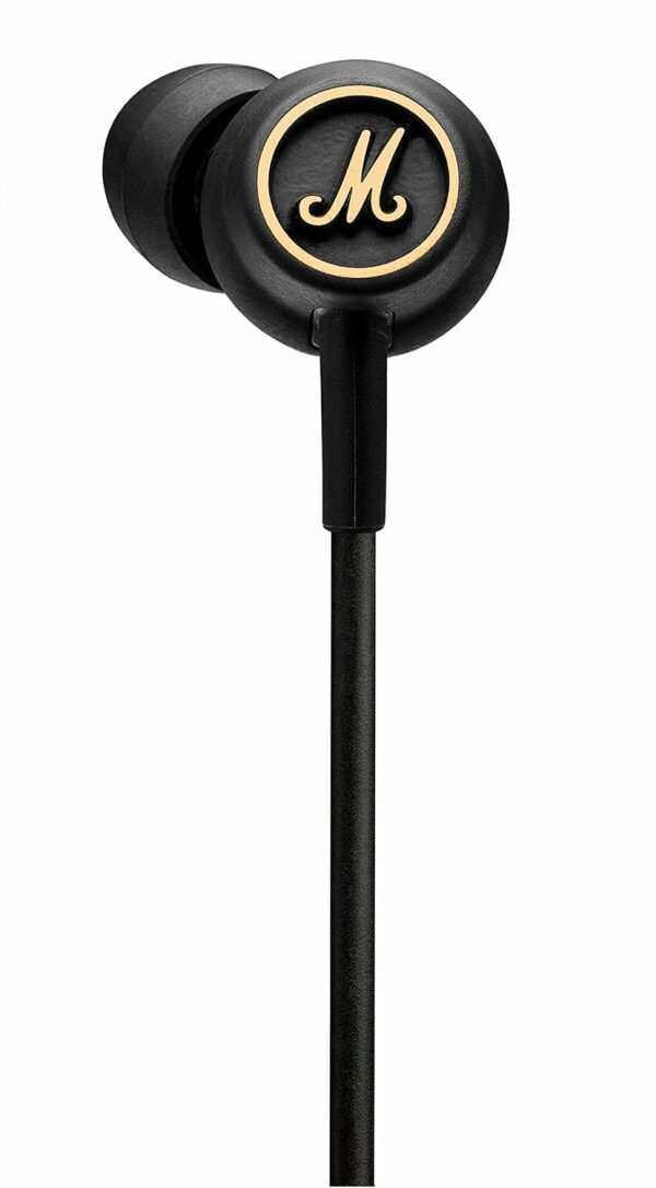 marshall mode eq in ear wired earphones (black & brass)