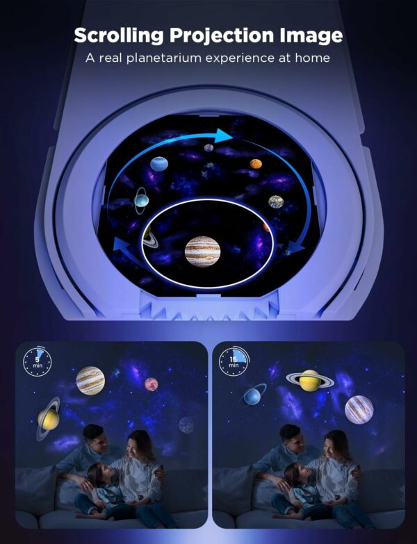 govee galaxy star projector for room with replaceable optical film discs (h6092)
