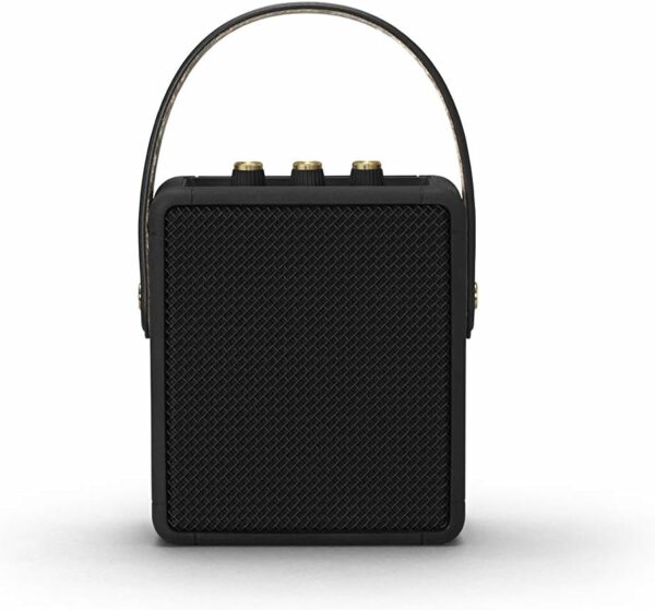 marshall stockwell ii portable bluetooth speaker – black & brass