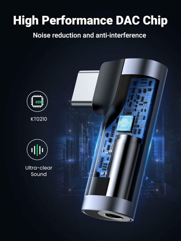 ugreen 60164 usb c to 3.5mm audio adapter with pd
