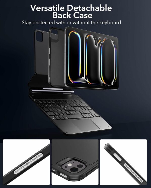 esr rebound magnetic keyboard case 360 – ipad air 13 (2025/2024) black (copy)