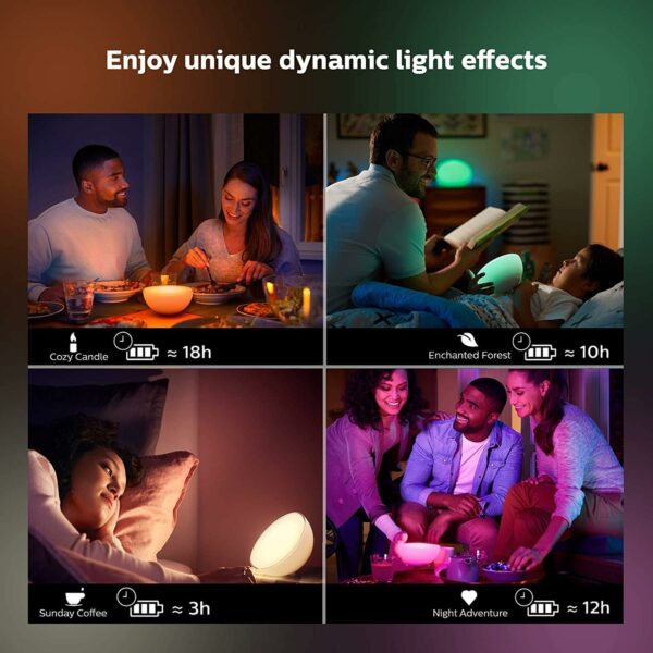 philips hue go white & colour ambiance smart light