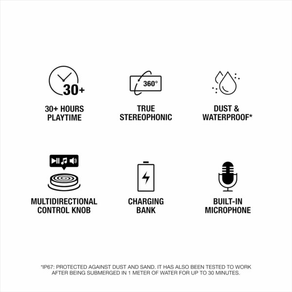 marshall middleton ii portable bluetooth speaker (cream)