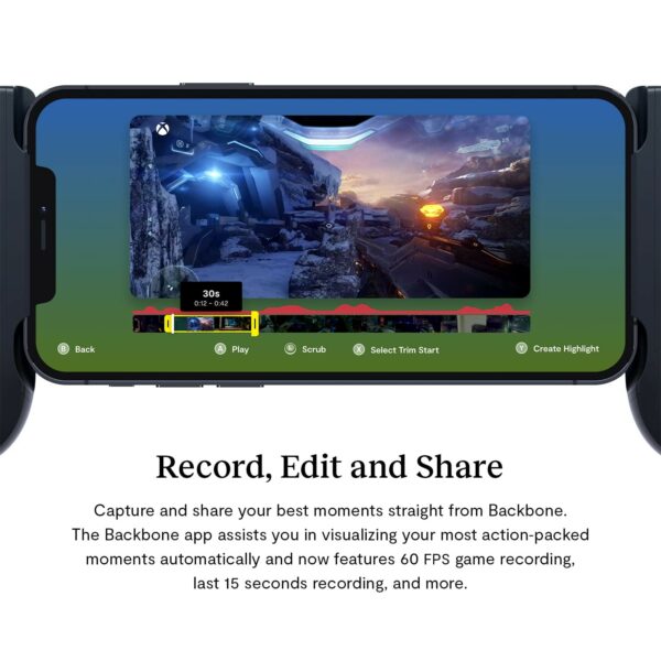backbone one mobile gaming controller for iphone