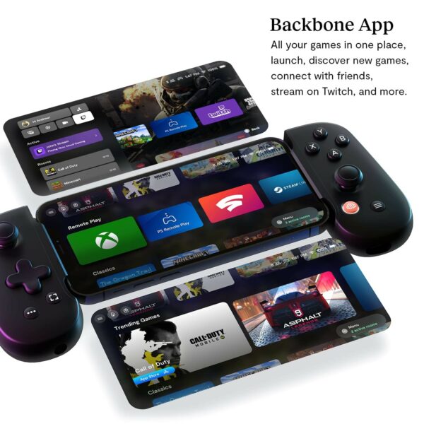 backbone one mobile gaming controller for iphone