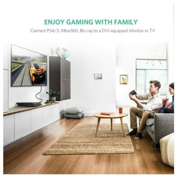 ugreen 10136 hdmi to dvi 24+1 cable 3m (6957303811366)