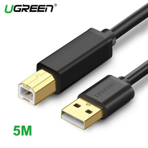 ugreen 10352 usb 2.0 am to bm printer cable 5m