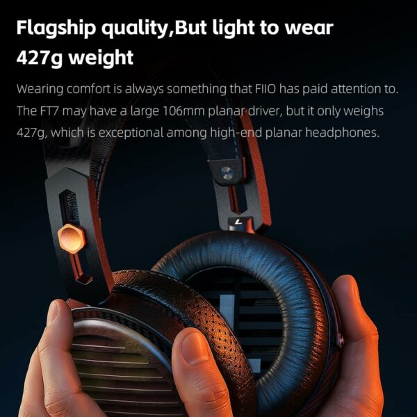 fiio ft7 open back magnetic monitor headphones