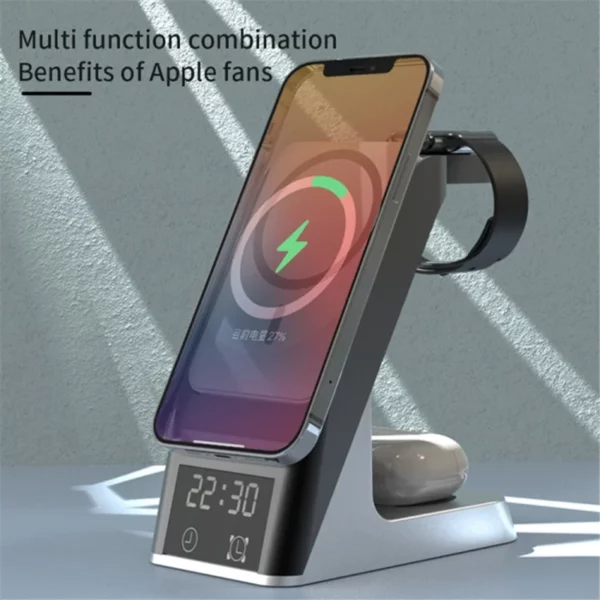magnetic wireless 6 in 1 charging station