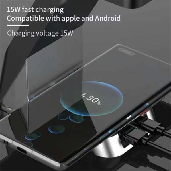 magnetic wireless 6 in 1 charging station