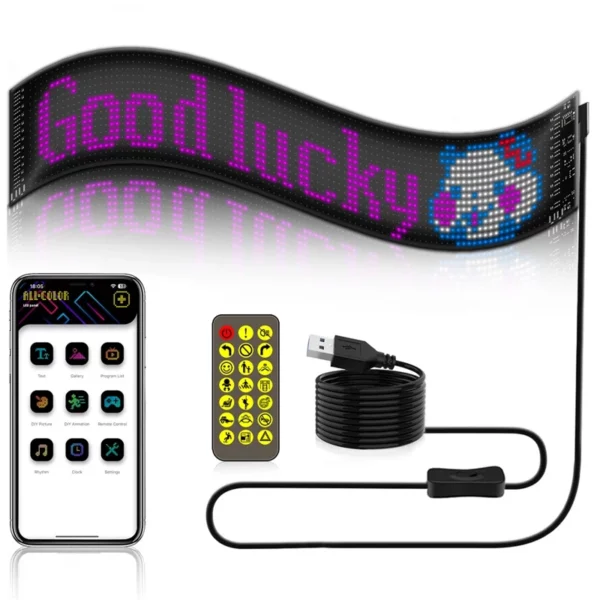 led matrix panel flexible screen display