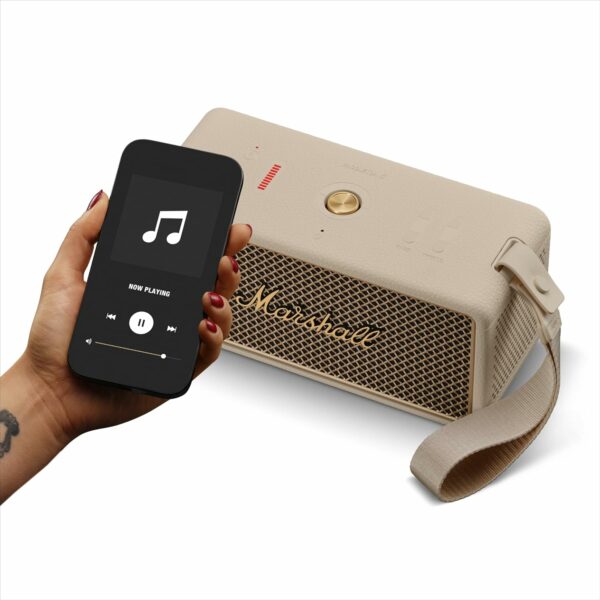 marshall middleton ii portable bluetooth speaker (cream)