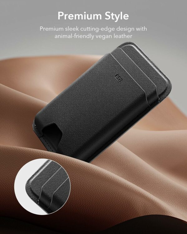 esr magnetic wallet boost (halolock) – midnight black