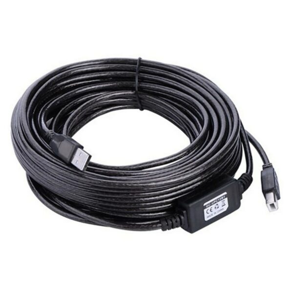 ugreen 10362 usb 2.0 a male to b male active printer cable 15m (black)